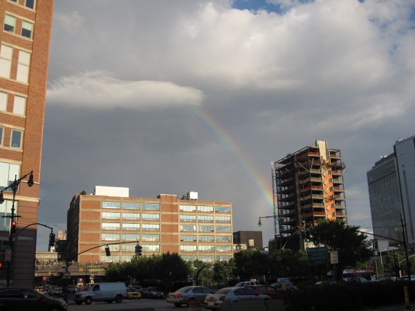 Rainbow over nyc